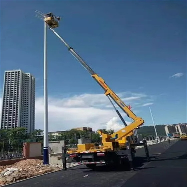 东营维修路灯的曲臂升降车出租